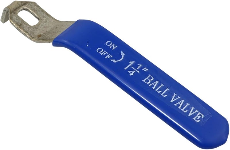 PZRT Stainless Steel Ball Valve Handle Faucet Switch with Plastic Handle DN32 (1-1/4") - Image 1